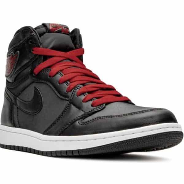 Air Jordan 1 Retro High OG Black Satin/Gym Red